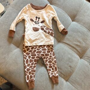 Giraffe Print Kids set